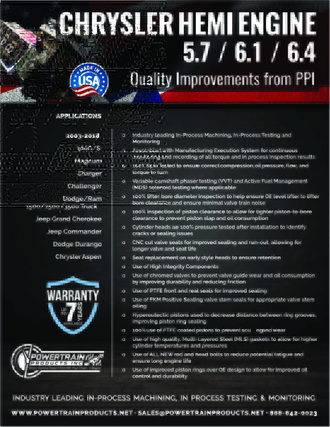 2013-2014 Dodge Challenger EZC 5.7L V8 Remanufactured Engine – 2013-2014 - Image 7