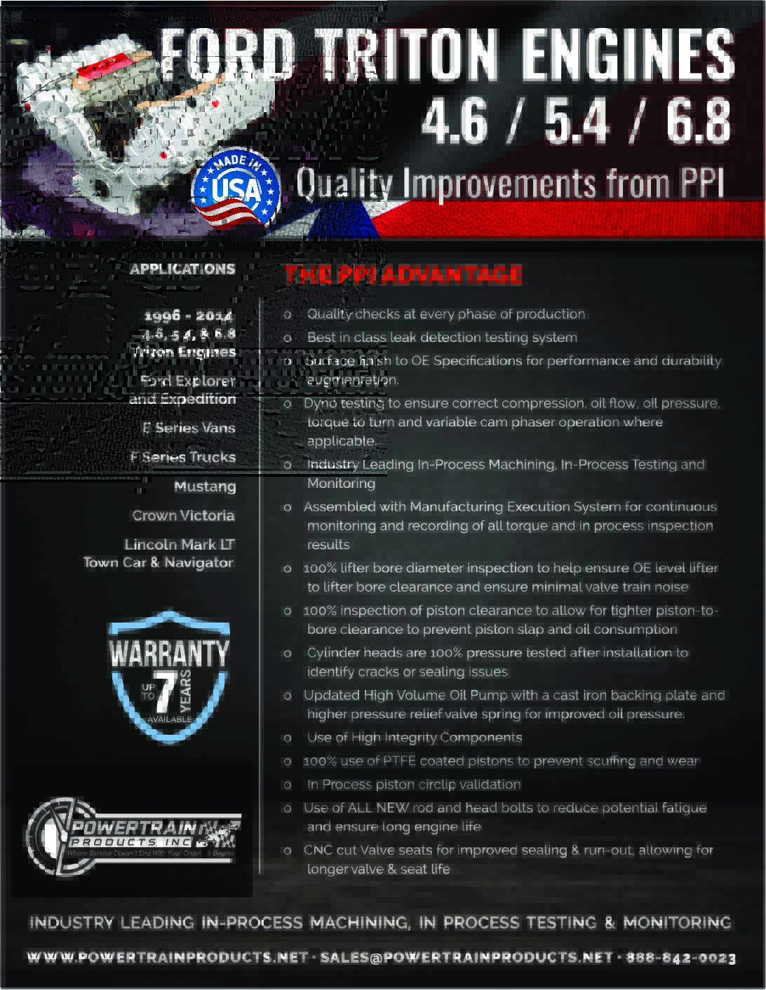 2008-10 Ford Mustang GT 3V 4.6L V8 Remanufactured Engine - Image 7