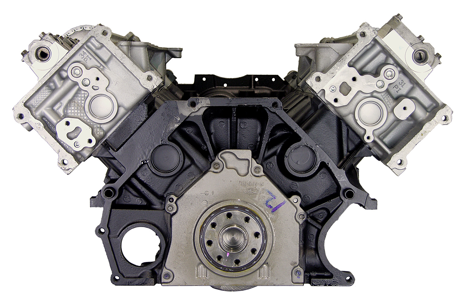 Ford 5.4L V8 1999-2001 Truck F-150,F250,F350,E-150,E250,E-350, Expedition, Excursion SOHC 2 Valve Vin L Remanufactured Engine - Image 3