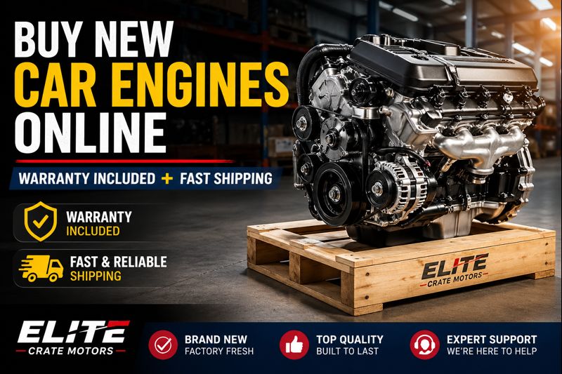Buy New Car Engines Online with Warranty and Get Fast Shipping – Here’s How