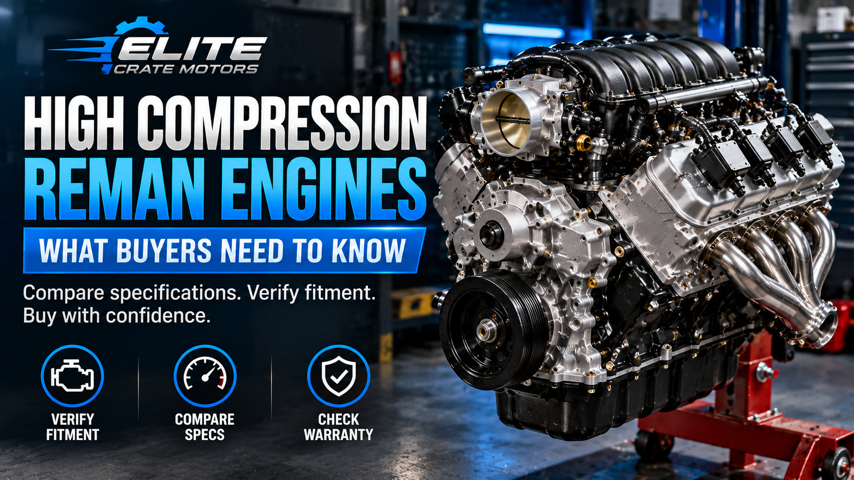 high compression remanufactured engines for sale
